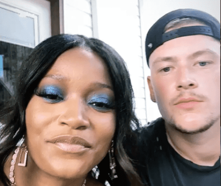 Keke Palmer is currently dating Dutch rapper and singer&nbsp;Styn.